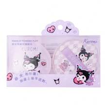 MINISO Sanrio Characters Loose Powder Makeup Setting Powder Puff Air Cushion Sponge Powder Puff 2 Pieces Set Super Soft Skin-Friendly Loose Powder Puff With Box - Multicolor - View 3