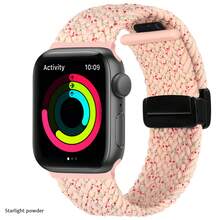 Folding Magnetic Buckle Strap For Apple Watch 11, 10, Series 9, 8, SE, 5, 6, 7 - 46mm, 42mm, 45mm, Ultra 49mm, 44mm, 41mm Braided Bracelet Band - Multicolor - View 14