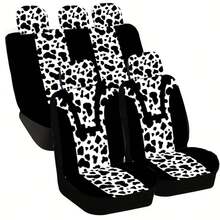 Leopard Print Patchwork Pattern Universal Car Seat Cover - Leopard Print Style - View 15
