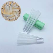 200/100/50/30/10支装预卷烟锥，4.3英寸经典特大号 - 超薄，易燃，尖头设计，慢燃，含塑料收纳管 - 吸烟者的理想之选，吸烟配件 | 空卷烟纸尖，适用于草药和烟草 - 查看 5
