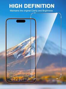 Bộ 4 miếng dán màn hình cường lực chống sốc cho iPhone 17 Pro Max, 17 Air, 17, 16E, 14, 15, 16 Plus, 16 Pro Max, 12, 11 Pro Max và XR. Miếng dán màn hình cường lực phủ toàn màn hình với độ trong suốt cao, chống bám vân tay, độ phân giải cao và độ cứng 9H. Phụ kiện điện thoại thông minh tương thích với ốp lưng. Quà tặng sinh nhật mùa xuân. - Trong sáng - Xem 4