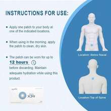 3pcs LifeWave X39 Patches - Supports Improvements Of Strength And Stamina,Body Care - Supports Improved Exercise Performance - No Or Stimulants - Innovative Patch Technology For Enhanced Wellness -30 Pieces Per Piece For A Total Of 90 Pieces,Keep Your Body Healthy And Rejuvenate You,Can Be Used Both Morning And Evening,Halloween Gift. - 3pcs - 查看 4