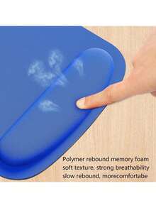 1pc Square Office Wrist Rest Mouse Pad - View 4