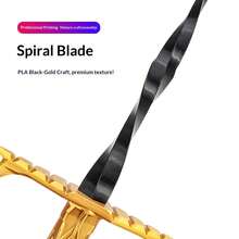 3D打印新款疾风之刃武器模型，创意减压玩具，男孩适用，可伸缩，，迷你小玩意，洗澡玩具，圣诞文具，压力球，生日礼物，圣诞礼物，万圣节礼物，完美礼物，馈赠佳品 - 彩色 - 查看 3