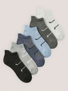 Driftmere 1/3/6/10 Pairs Men's Sports Socks, Comfortable Breathable Summer Thin Ankle Socks, Suitable For Outdoor Sports, Running, Fitness, Compression Socks, Fall - Multicolor - View 13