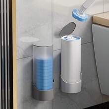 CKGO 24pcs Replaceable Heads+1kit Toilet Brush Handle, Portable Durable, Disposable Toilet Brush Replacement Heads & Brush Handle Kit, Daily Gift, Cleaning Essential, Cleaning Brush, Holiday Gift, Back To School - 1 Toilet Brush + 24 Replacement Heads - View 5