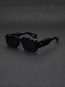 1/2/2/4 Pairs Men Square Rivet Minimalist Fashion Fashion Glasses, Suitable For Daily Driving, Stage Performance, Party, Travel - Multicolor - View 29