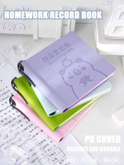 Cuaderno de papelería con soporte de alta calidad para bolígrafo. Apariencia elegante. Adecuado como cuaderno de conferencias para estudiantes, libro de registro de aprendizaje y cuaderno de bolsillo compacto.