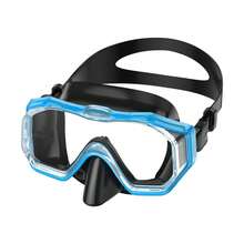 Snorkel Mask With Nose Cover, 3-Window Wide Angle High Definition Anti-Fog Anti-Leak Diving Swimming Mask - Multicolor - View 8