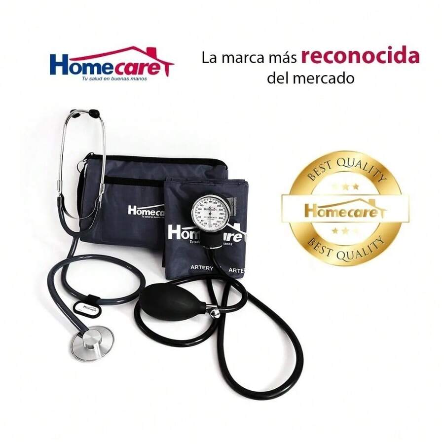 Kit Baumanometro Aneroide Manual Con Estetoscopio Y Maletin - Ver 1
