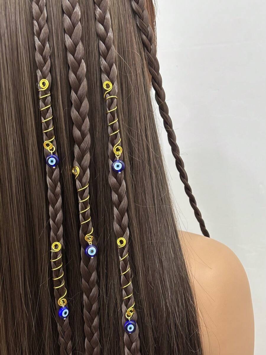 5pcs Metal Spiral Hair Clips, Unique Braided Hair Accessories - Gold - View 1