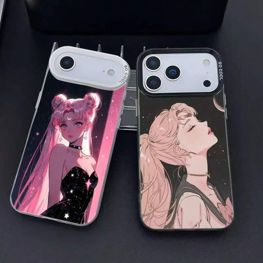 Linda funda de teléfono para iPhone 11 12 13 14 15 16 17Pro Max Plus, cubierta protectora con revestimiento. - z8 - Ver 1