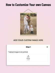 1 Tranh in ảnh gia đình tùy chỉnh trên vải canvas, có chân đế tích hợp, tranh nghệ thuật gia đình cá nhân hóa, tranh in canvas theo yêu cầu, trang trí kỷ niệm độc đáo cho phòng khách hoặc phòng ngủ, đa năng, có thể tái sử dụng, trang trí đẹp mắt, thời trang và dễ thương, hiện đại, màu sắc sống động. - Nhiều màu - Xem 4