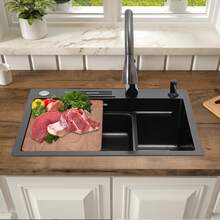 YUNRUX Kitchen Sinks - Black - View 10
