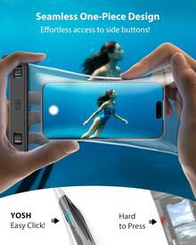 Luxury Waterproof Mobile Pouch – Full Touch Screen Case For Beach Holidays & Pool Parties - Floatable (Up to 8.5") - View 4