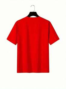 1Pcs Tito's Vodka Print TShirt, Handmade Award Winning 100% Cotton TShirt Men's Graphic TShirt Summer Cool Style TShirt Perfect Gift - Red - View 2