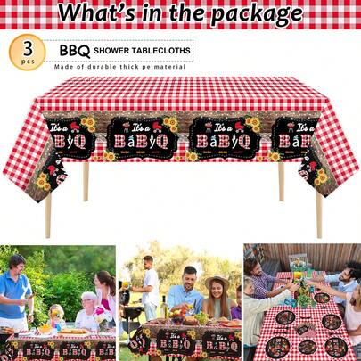 3 Pieces Bbq Shower…