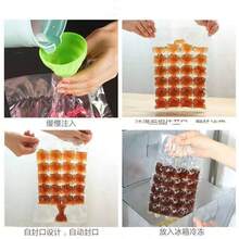 50pcs/100pcs Disposable Ice Pop Bags, Creative Self-Sealing, Material For DIY Ice Pops, Trays, Water Injection Ice Bags, Double Sealed Thickened Edges Prevent Cracking - Clear - View 11