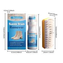 1 Pack Suede Cleaner Kit For Shoes - Foam Cleaner For Sneakers, Boots & Uggs, Gentle Deep Cleaning Kit For Nubuck, Suede & Leather (Includes Brush),Gifts For Men And Women Suitable For New Year's Day, Birthdays, Weddings And Parties,Quick Ship Items - Liquid - View 10