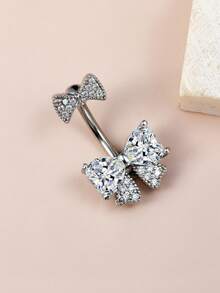 1 chiếc khuyên rốn hình bướm dễ thương đính đá Zirconia, làm từ thép không gỉ 316, ngọt ngào và tinh tế, thích hợp để đeo hàng ngày, có nhiều màu sắc để lựa chọn. - Nhiều màu - Xem 4