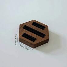 胡桃木黑色和米色戒指展示架，高端珠宝戒指展示架，珠宝店展示架，摄影道具 - 彩色 - 查看 20