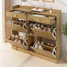 Shoe Cabinets - NATURAL - View 5