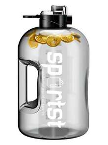 1pc Large Capacity Rope Straw Insulated Tumbler, Precise Markings Portable Water Bottle, Durable & Shockproof & Heat-Resistant, Suitable For Sports & Fitness Enthusiasts, Students, And Outdoor Camping - Black - View 5