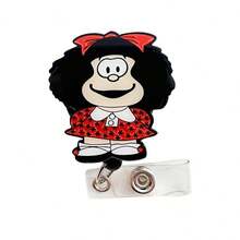 Retractable D Card Holder Reel With Cute Cartoon Design, Nurse Hospital Badge Holder Office Lanyard 1pc - X565 - View 7