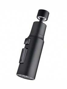 三合一防溅厨房浴室水龙头，360°旋转，三种出水模式，适用于厨房和淋浴间，银色和黑色可选。 - A - 查看 13