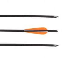 12Pcs Crossbow Bolts Carbon Arrows 20 Inch Hunting Archery Crossbow Arrows With Half Moon Nocks 125 Grain Removable Tips - Orange - View 5