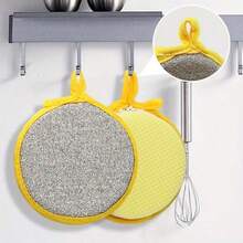 10/6/4pcs Double-Sided Kitchen Sponge Scrubber - Dishcloth - View 3