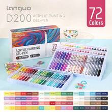 6/36/54/72/90 Colors Retractable Acrylic Paint Pen Set - Gel Pens (0.7mm), Acrylic Paint Markers, Ballpoint Pens, Liners, Highlighters, Suitable For Vibrant Color Writing And Sketching, Smooth Writing, Applicable For Painting, Marking, Student Notes, Handbook Making, Office Use - Multicolor - View 16