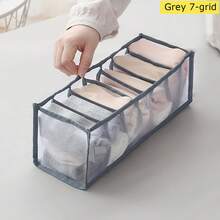9/7 Compartment Wardrobe Organizer Box, Washable Drawer Storage Box For Underwear, Bedroom Closet Organizer, Home Storage, Suitable For T-Shirts, Pants, Winter Dresses, Blouses, Jumpsuits, Spring Dresses, Minimalist Summer Tops - Multicolor - View 12