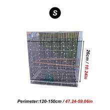 Tấm che lồng chim trong suốt với họa tiết bầu trời sao chống thấm nước - Ngăn ngừa hạt rơi vãi và giữ cho khu vực sạch sẽ. - Xem 10