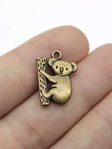 10pcs 20x14mm Koala Charms Pendant For DIY Jewelry Making Necklace Keychain Phone Chain Bracelet Making Accessories Handmade Craft Making Findings - Koala Bear - View 9