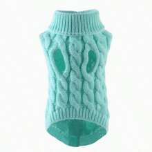 1pc Soft Knitted Pet Sweater, Warm Pullover Design, Windproof & Cold-Proof, Suitable For Daily Wear Of Small Cats And Dogs - Multicolor - View 14