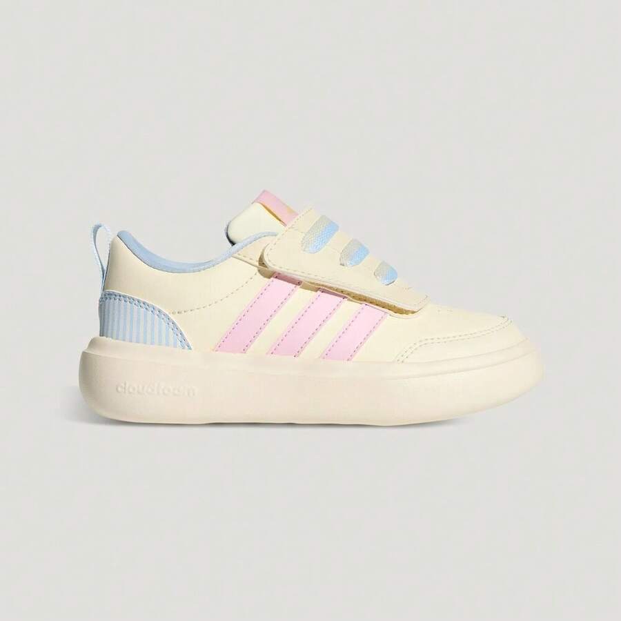 Adidas 女童 PARK ST AC C 休闲低帮运动鞋 KI4109 - 藍白色 - 查看 1