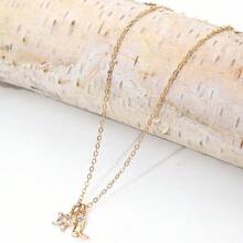 1-Piece Western Cowboy Boot Exotic Pendant Necklace, Sparkling Star Boot Charm Diamond-Encrusted, Fashion Versatile Necklace. Perfect For Women's Daily Wear, Casual Vacations, Gatherings, Parties, And Fashion Shoots. - Multicolor - View 4