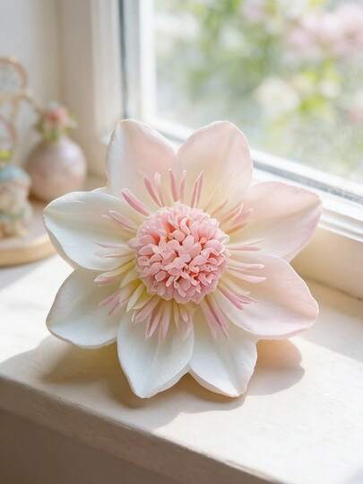 1个3D立体花朵硅胶蜡烛模具，DIY彩色莲花香薰皂模具，耐用、柔韧、耐热、易清洗，适用于树脂、石膏装饰杯、蜡烛装饰，硅胶模具，情人节、母亲节、父亲节、感恩节、生日、春季适用。