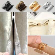 6/2pcs Stainless Steel Magnetic Clasps Are Suitable For Various Applications Such As Bags, Jewelry Boxes, And Curtains. They Are Durable, Easy To Operate, And Provide A Secure Closure. Features Include A Streamlined Metallic Finish, A Robust Structure, And Magnetic Closure. - Multicolor - View 11