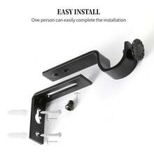 Soporte Cortinero Para Pared Ajustable Gancho De 10 Piezas - 10 piezas - Ver 3