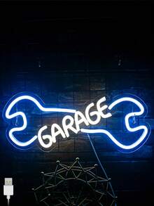 Garage Neon Light Set - Gear Shift/Engine Check/Garage Style - Car Enthusiast Decor Lights - Multicolor - View 6
