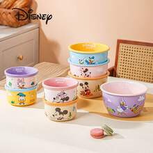 Disney 迪士尼顺兴高品质陶瓷饭碗，卡通陶瓷碗，微波炉碗，小碗 - 彩色 - 查看 6