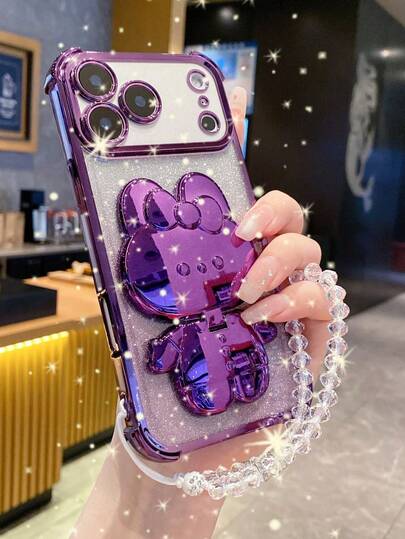 1pc Bracelet Phone Case, 4-Corner Anti-Drop/Integrated Phone Case, Suitable For IPhone 17 Pro, 16 Pro Max, S26/S25/S25 Plus/S25 Ultra, XM, HW, RM,