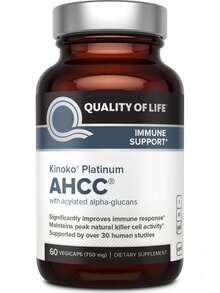 Quality Of Life - 1Pack AHCC  Plati.Num 750 Mg– Im.Mune ,60 Per - 1 - View 1