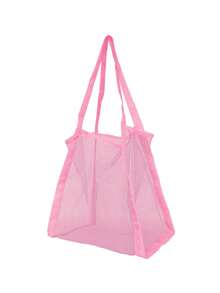 1 Túi lưới đi biển màu sắc tươi sáng (Kích thước: Dài 22cm x Rộng 25cm) - Nhẹ, Dây đeo vai có thể điều chỉnh, Thiết kế gấp gọn, Thích hợp cho các hoạt động ngoài trời, dã ngoại và sưu tầm vỏ sò, Vật dụng cần thiết cho bãi biển | Túi xách màu sắc tươi sáng | Tay cầm bền chắc, Túi đi biển, Thích hợp cho cả bé trai và bé gái, Có thể dùng làm phụ kiện đi biển, bơi lội, quà tặng cho bạn bè, phụ nữ, vật dụng cần thiết khi đi du lịch - Xem 13