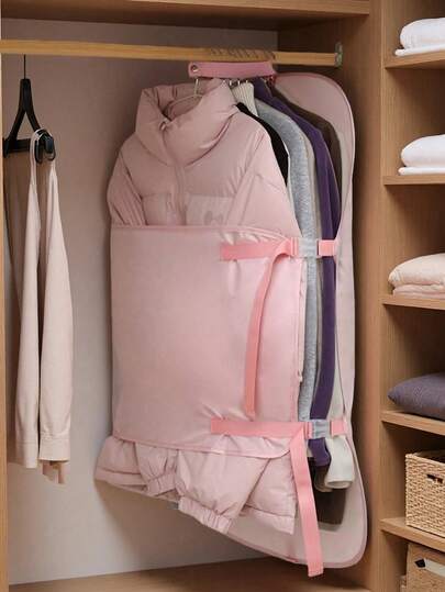 1pc New Compressed Storage Board, Compression Board, Garment Dust Cover, Wardrobe Storage Tool, Fabric And Down Jacket Storage Bag