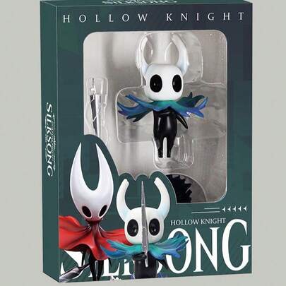 1个空洞骑士动漫手办，氛围装饰，适用于汽车、卧室，收藏级青少年手办，专业涂装工艺，书店橱窗展示，送给朋友、情侣、家人的最佳礼物，圣诞节、节日、万圣节的理想之选