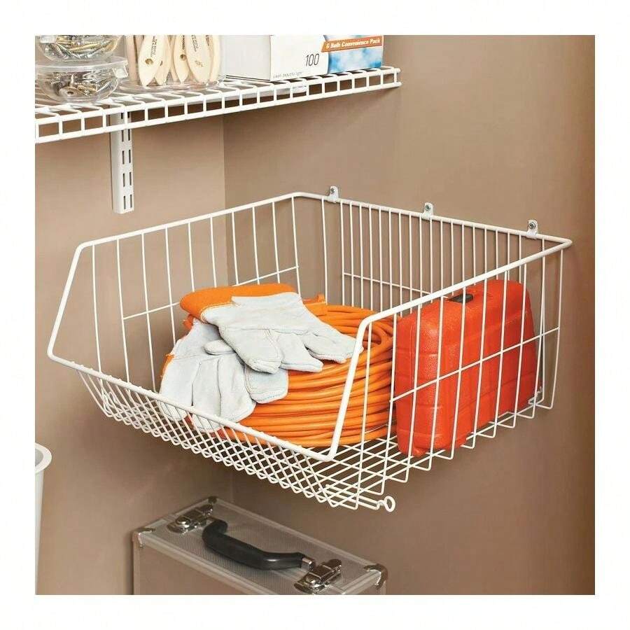 Kitchen Basket Storage Wire Stackable Or Mounted By ClosetMaid - View 1