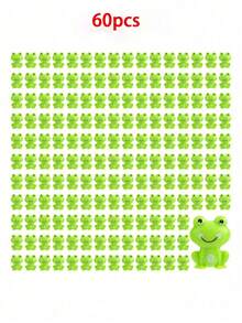 BuQiuRen 10只/20只/40只迷你绿色塑料青蛙，小青蛙摆件，仙女花园微型装饰品，盆栽蛋糕DIY家居装饰青蛙装饰品，适合派对 - A - 查看 13